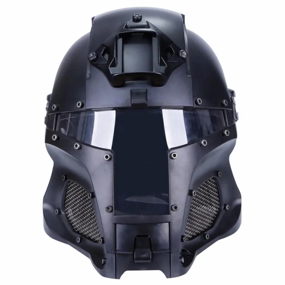 Cycling Gear Winter - Tactical Helmet Modular Medieval Iron Warrior