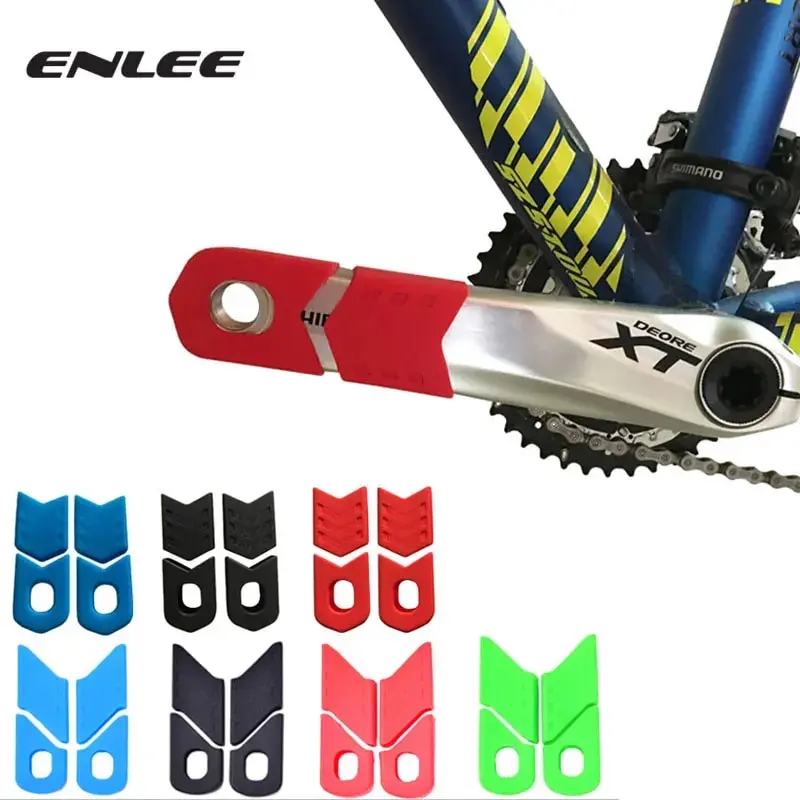 Xc Mtb Gear - ENLEE 4pcs/1set Mountain Bike Crank Protective