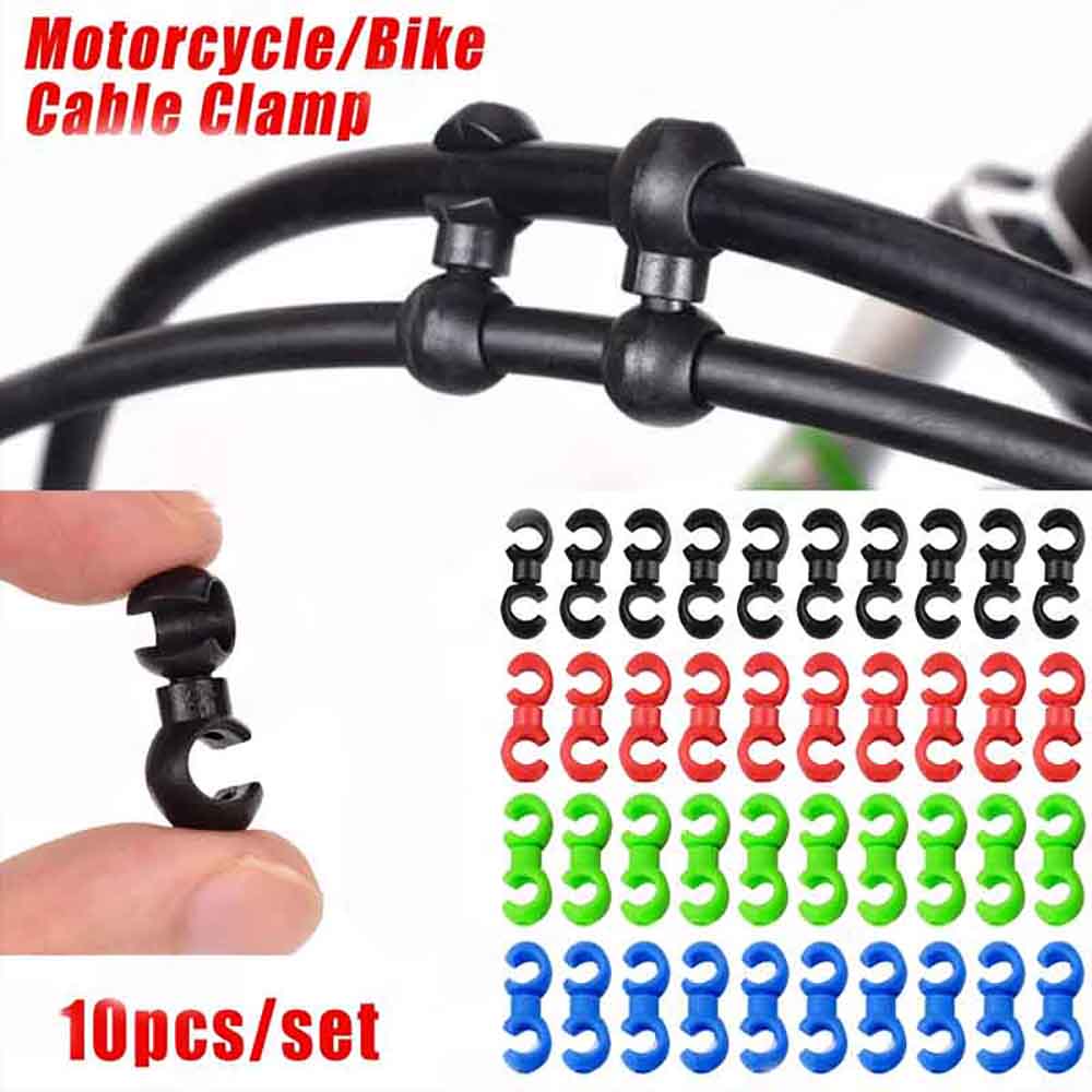Xc Mtb Gear - 10pcs Rotatable MTB Brake Cable Clips