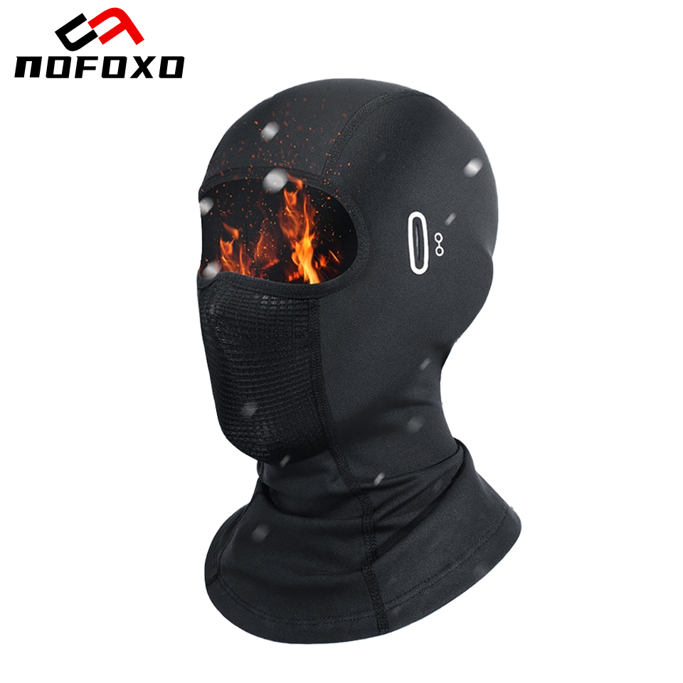 Cycling Gear Winter - NOFOXO Winter Motorcycle Riding Face Mask
