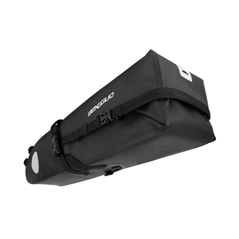 Cycling Gear Black - 1pc Black PU Bicycle Saddle Bag