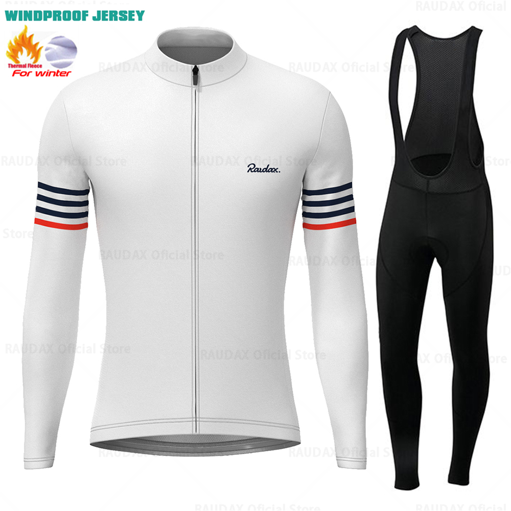 Cycling Gear Winter - Raudax Winter Windproof Fleece Jersey Ropa