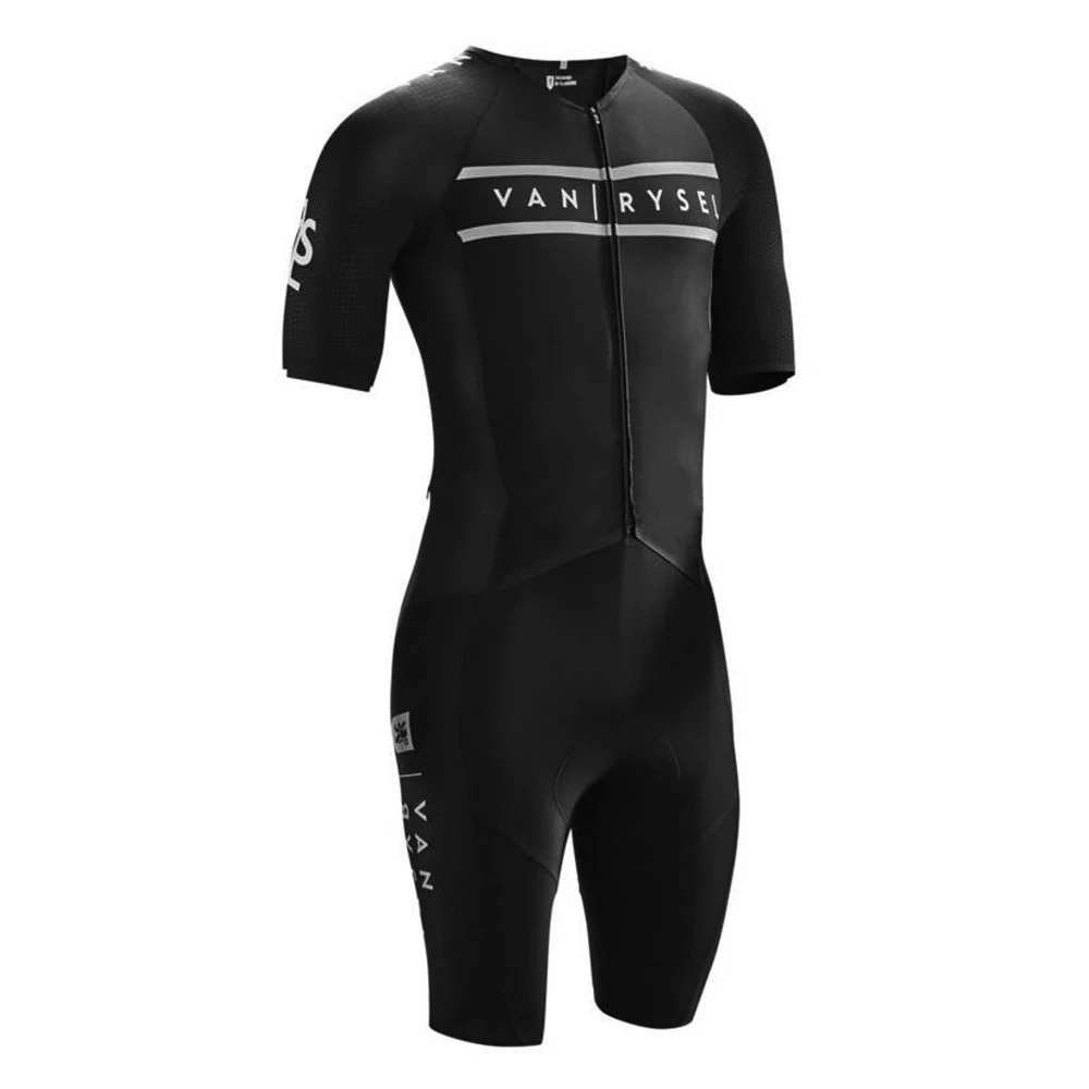 Vanrysel White/black One-piece - Triathlon Cycling Kit review and price