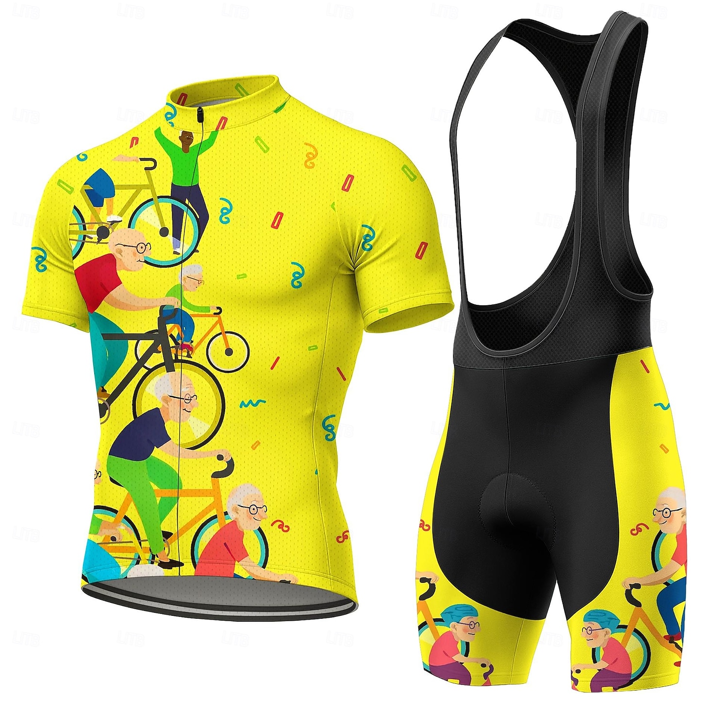 Men Short Sleeves Cycling Jers - Triathlon Cycling Kit review and price