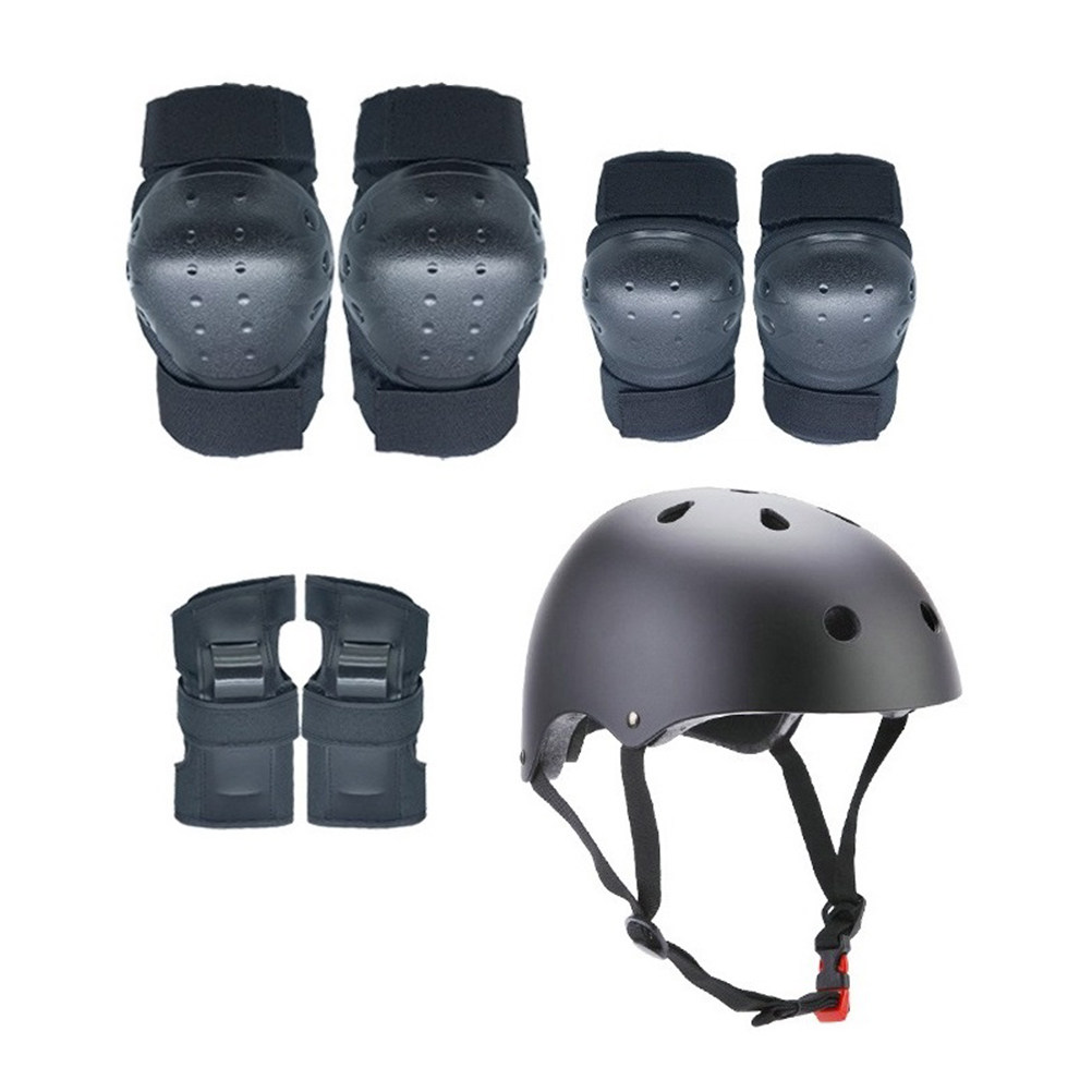 1Set Protective Gear Kids Adul - Cycling Gear Black review and price