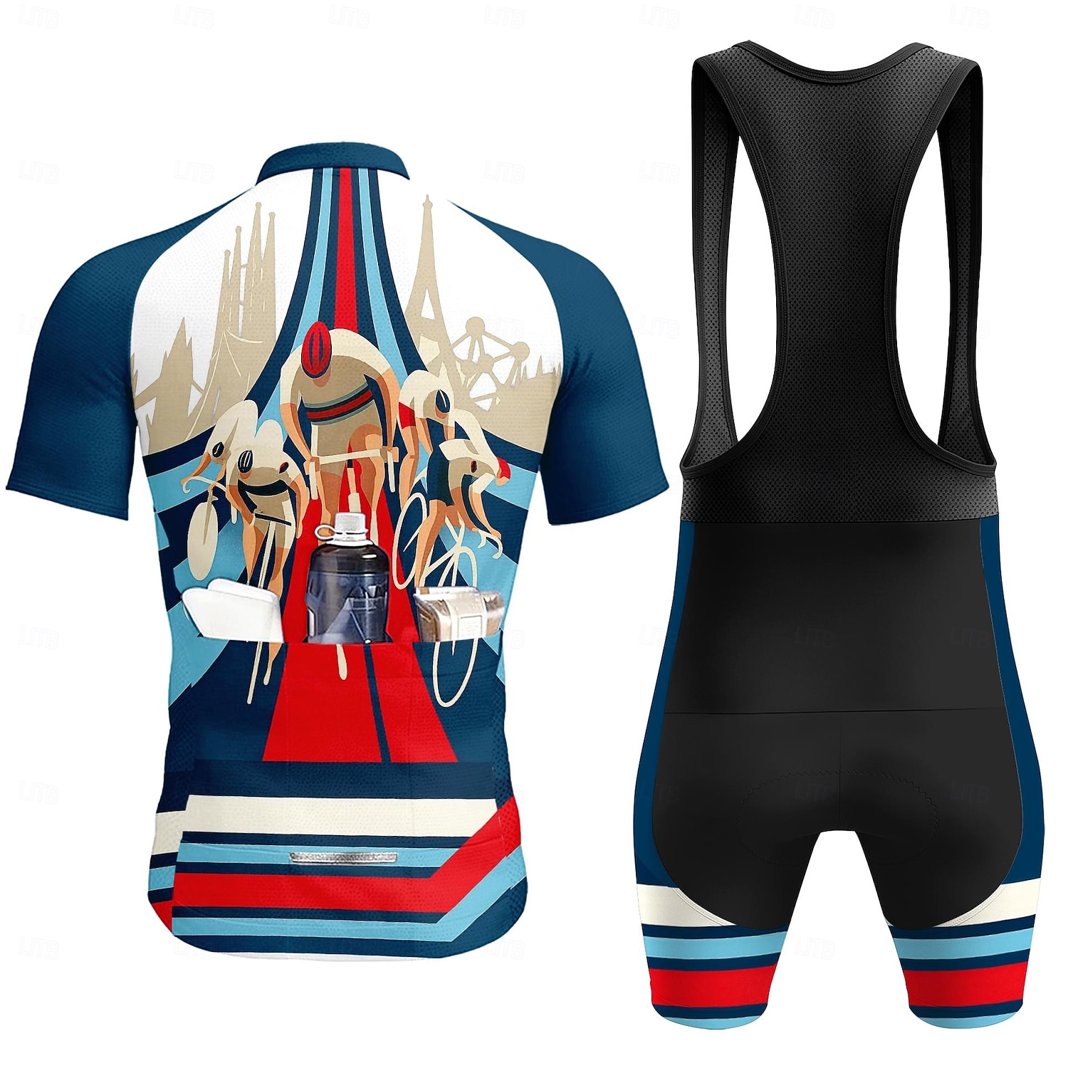 Men Short Sleeves Cycling Jers - Triathlon Cycling Kit review and price